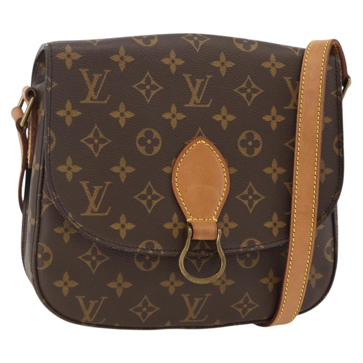 LOUIS VUITTON Monogram Saint Cloud GM Shoulder Bag M51242 LV Auth ka3400A