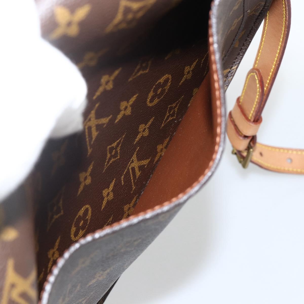 LOUIS VUITTON Monogram Saint Cloud GM Shoulder Bag M51242 LV Auth ka3400A