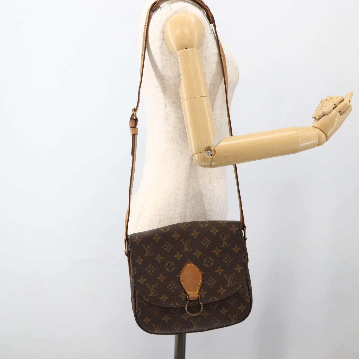 LOUIS VUITTON Monogram Saint Cloud GM Shoulder Bag M51242 LV Auth ka3400A