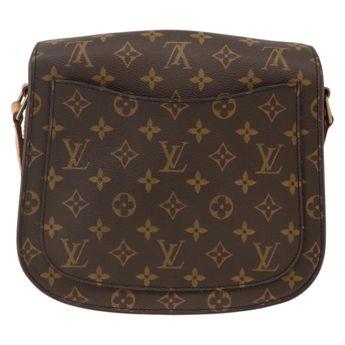 LOUIS VUITTON Monogram Saint Cloud GM Shoulder Bag M51242 LV Auth ka3400A