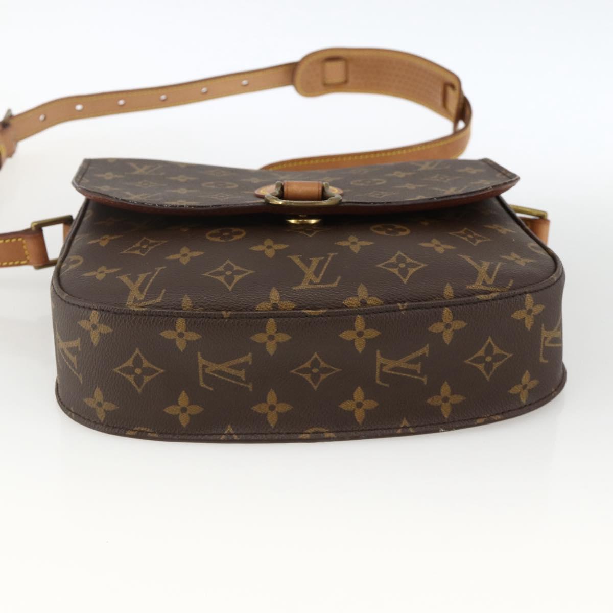 LOUIS VUITTON Monogram Saint Cloud GM Shoulder Bag M51242 LV Auth ka3400A