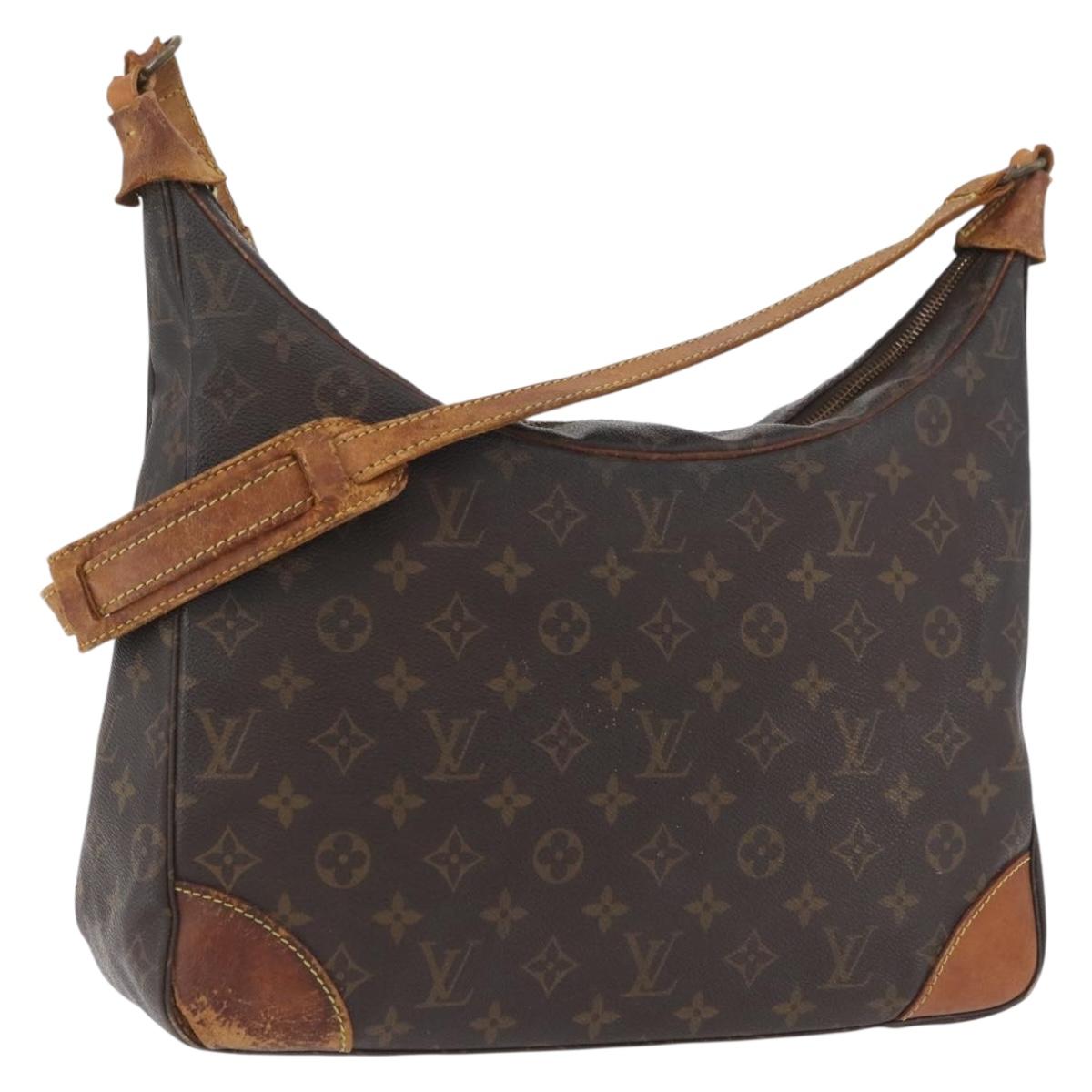 LOUIS VUITTON Monogram Boulogne 35 Shoulder Bag M51260 LV Auth ka3410