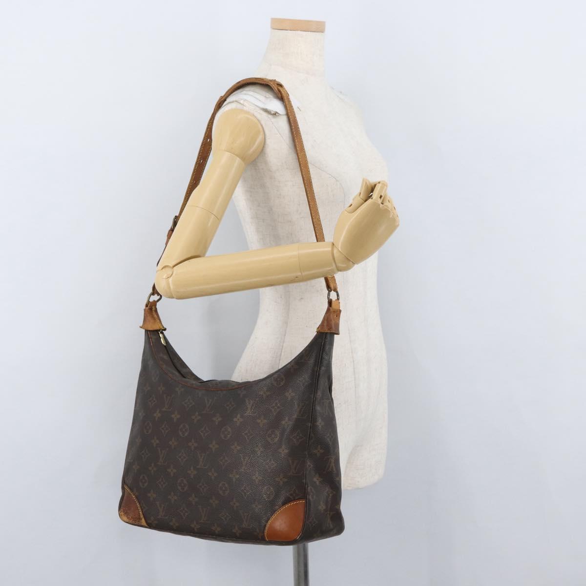LOUIS VUITTON Monogram Boulogne 35 Shoulder Bag M51260 LV Auth ka3410