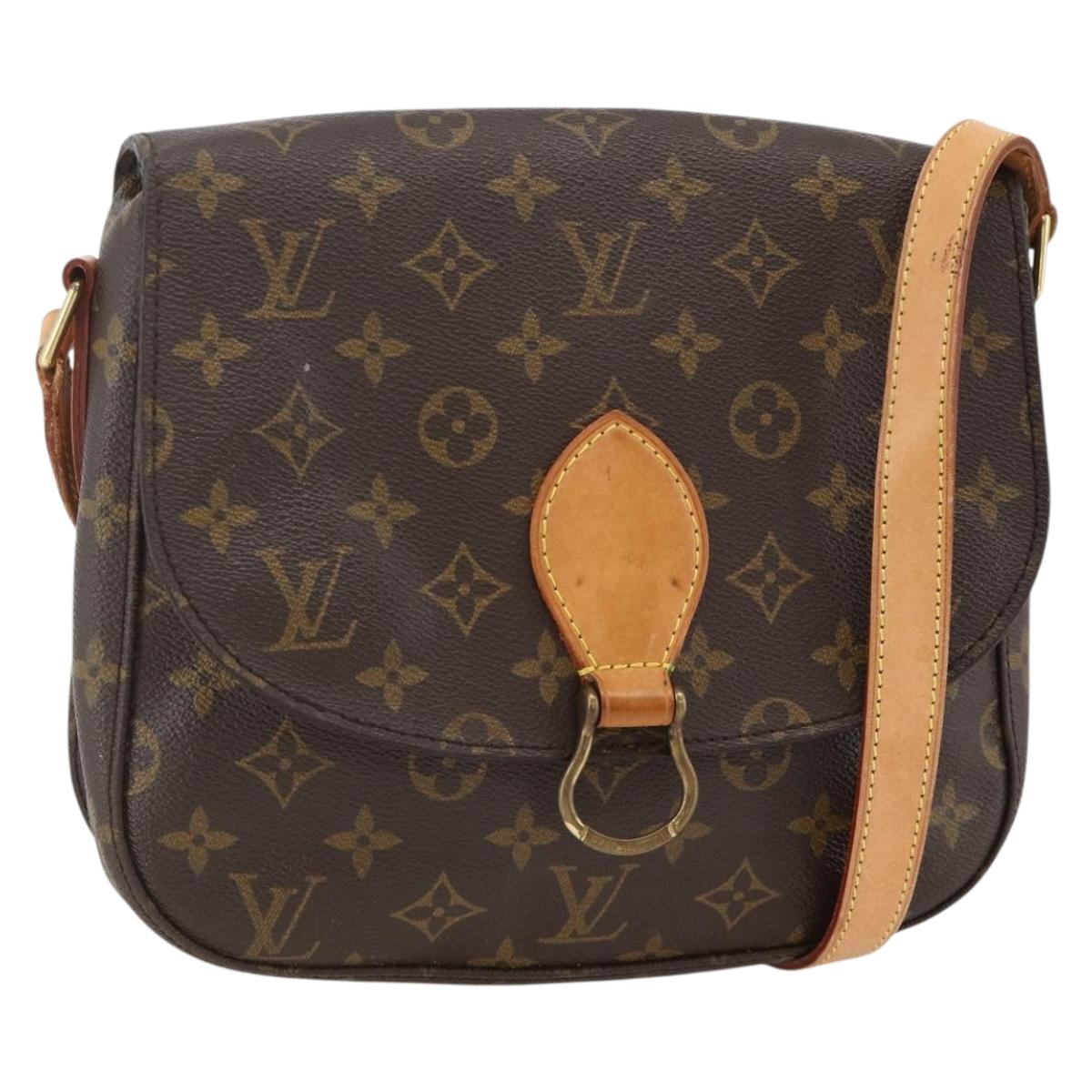 LOUIS VUITTON Monogram Saint Cloud GM Shoulder Bag M51242 LV Auth ka3414