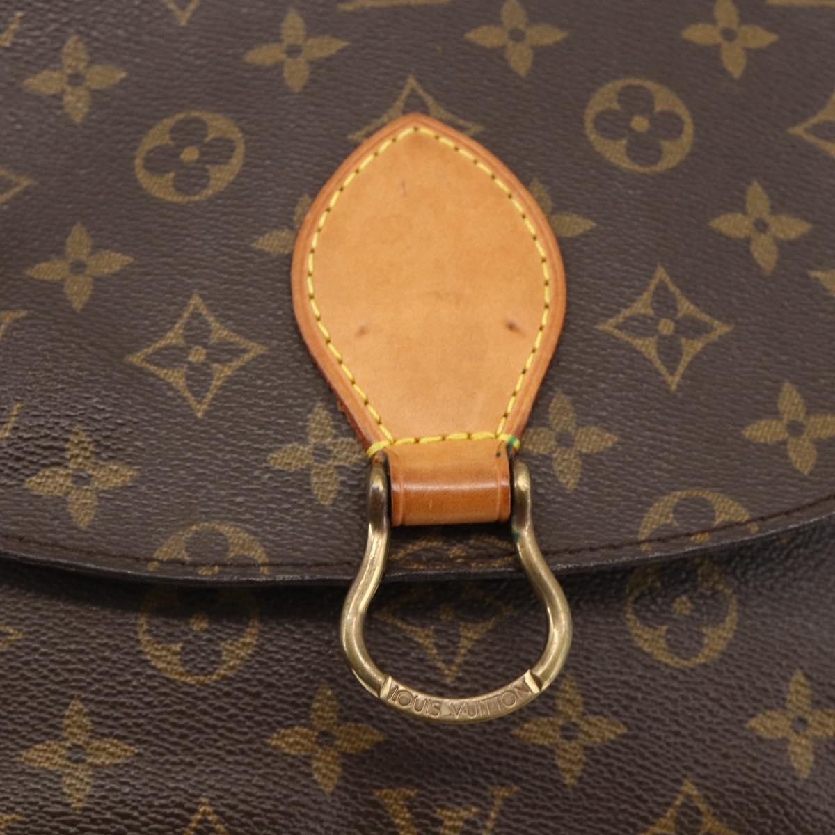 LOUIS VUITTON Monogram Saint Cloud GM Shoulder Bag M51242 LV Auth ka3414