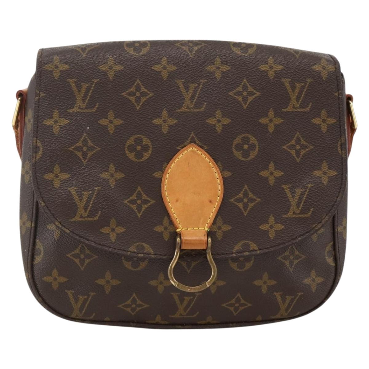 LOUIS VUITTON Monogram Saint Cloud GM Shoulder Bag M51242 LV Auth ka3414