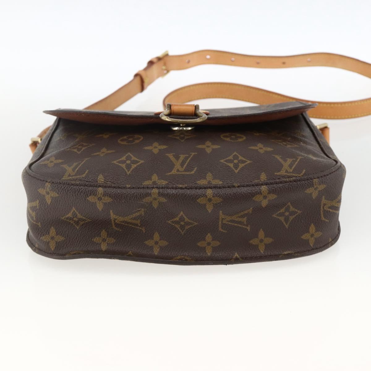 LOUIS VUITTON Monogram Saint Cloud GM Shoulder Bag M51242 LV Auth ka3414