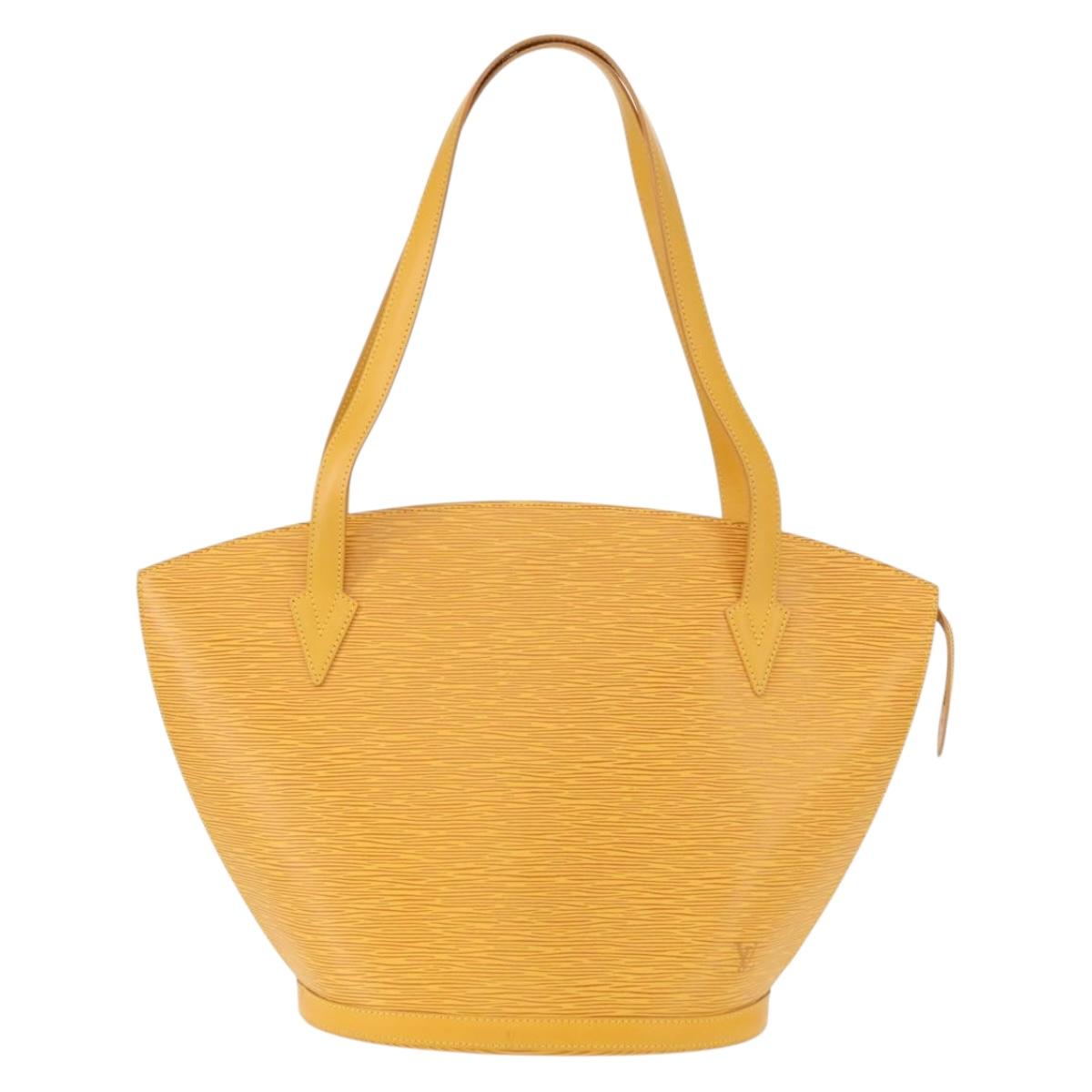 LOUIS VUITTON Epi Saint Jacques Shopping Shoulder Bag Yellow M52269 Auth ka342