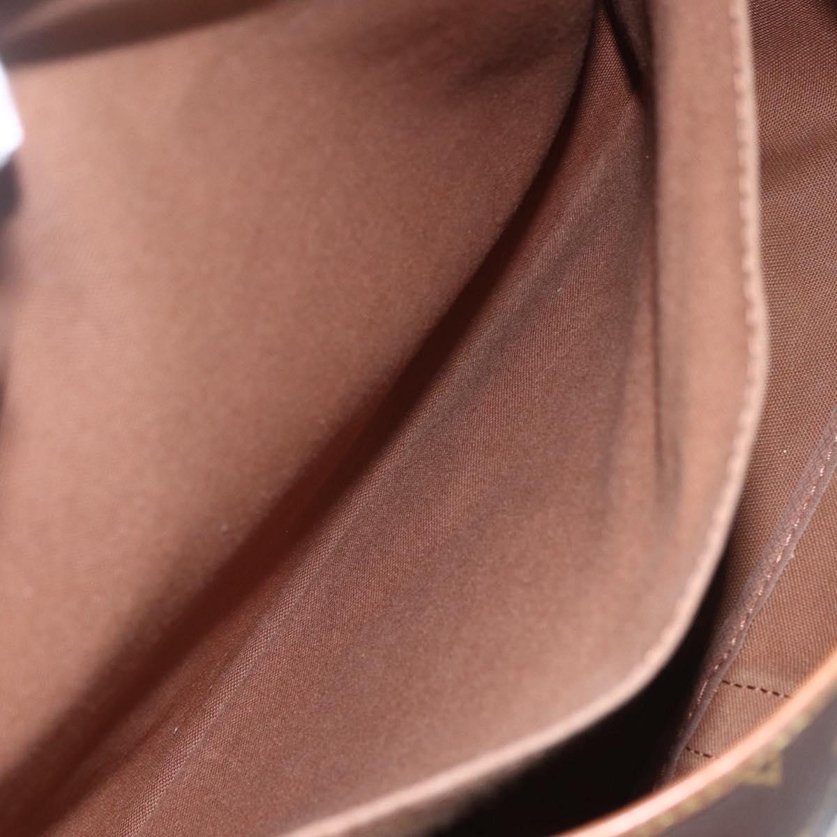 LOUIS VUITTON Monogram Saumur 35 Shoulder Bag M42254 LV Auth ka344