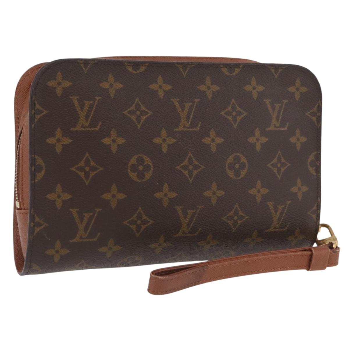 LOUIS VUITTON Monogram Orsay Clutch Bag M51790 LV Auth ka3441
