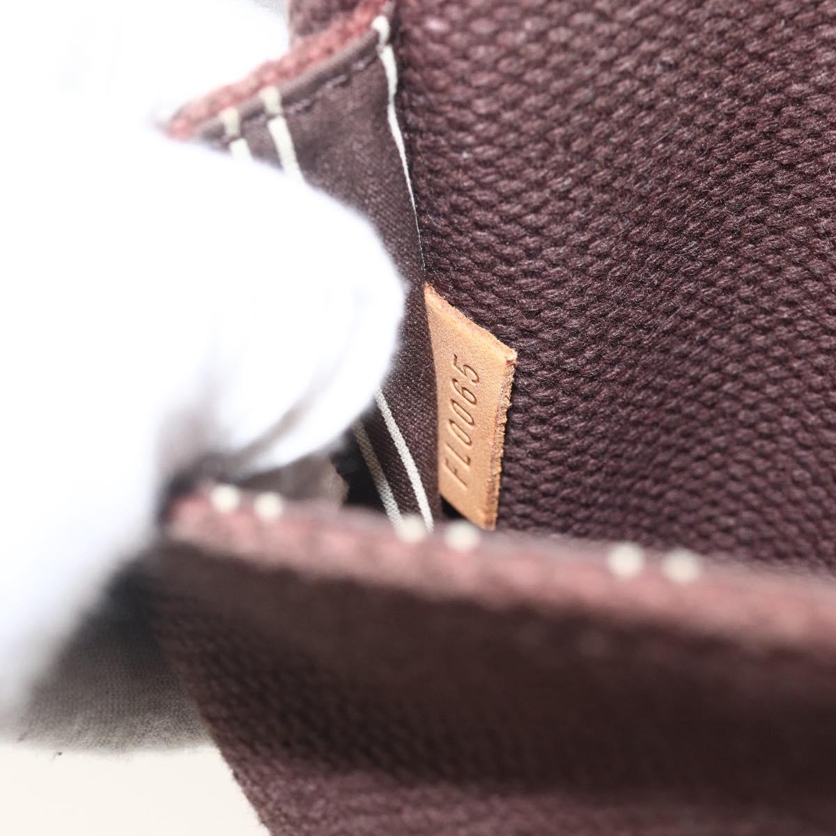 LOUIS VUITTON Antigua Buzzus PM Shoulder Bag Brown M40080 LV Auth ka3449A