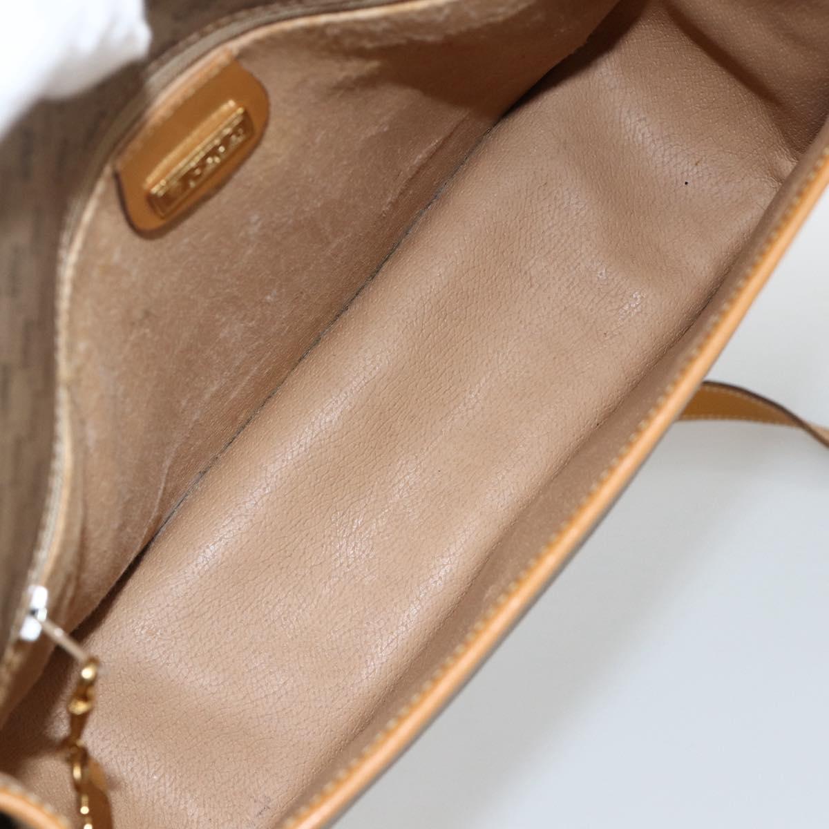 GUCCI Micro GG Supreme Shoulder Bag PVC Beige Gold 001 904 0915 Auth ka3456