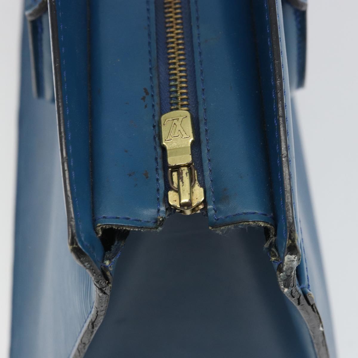 LOUIS VUITTON Epi Riviera Hand Bag Blue M48185 LV Auth ka3458