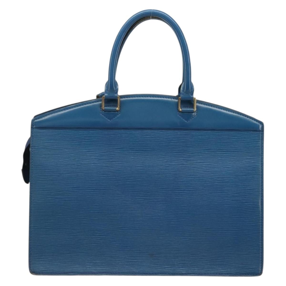 LOUIS VUITTON Epi Riviera Hand Bag Blue M48185 LV Auth ka3458