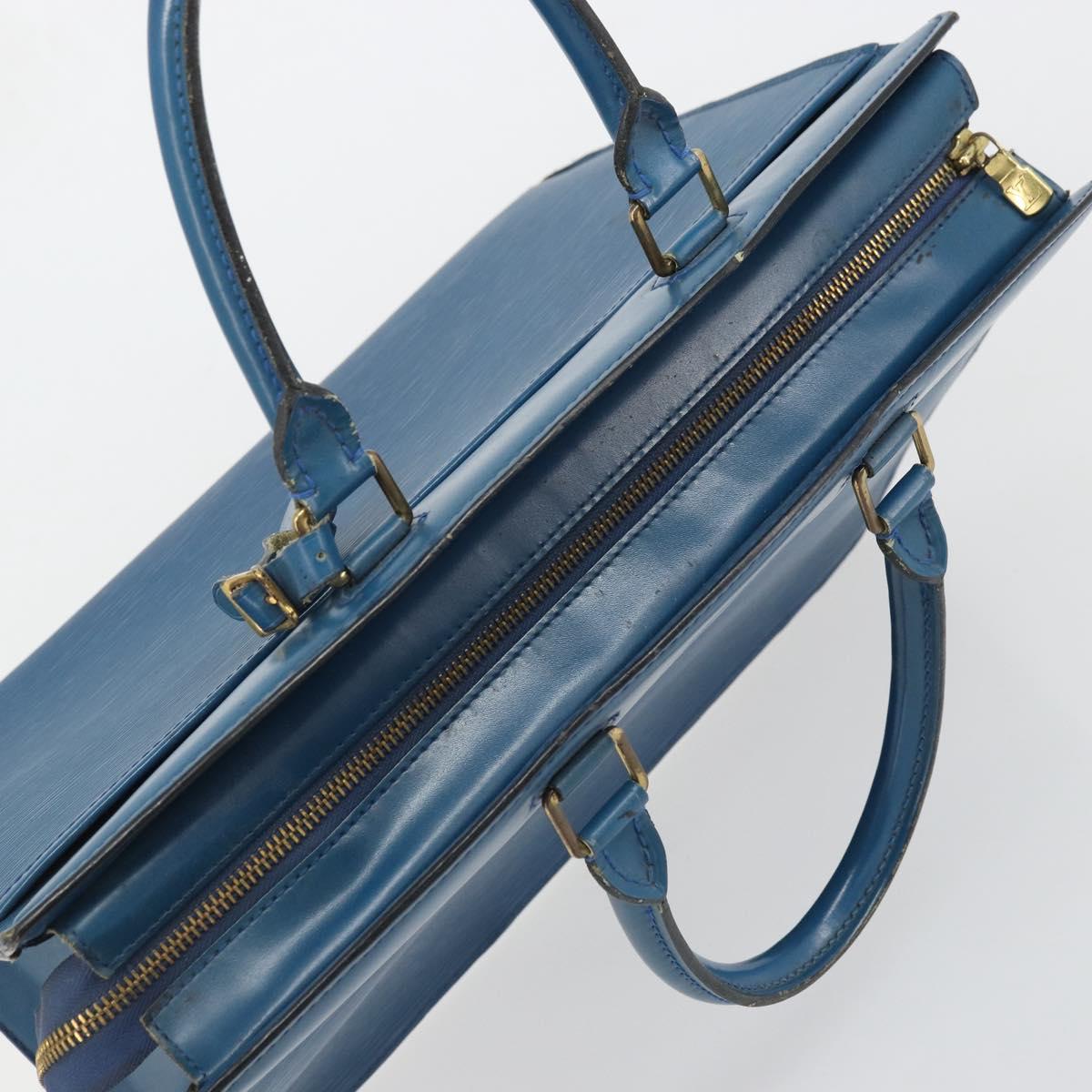 LOUIS VUITTON Epi Riviera Hand Bag Blue M48185 LV Auth ka3458