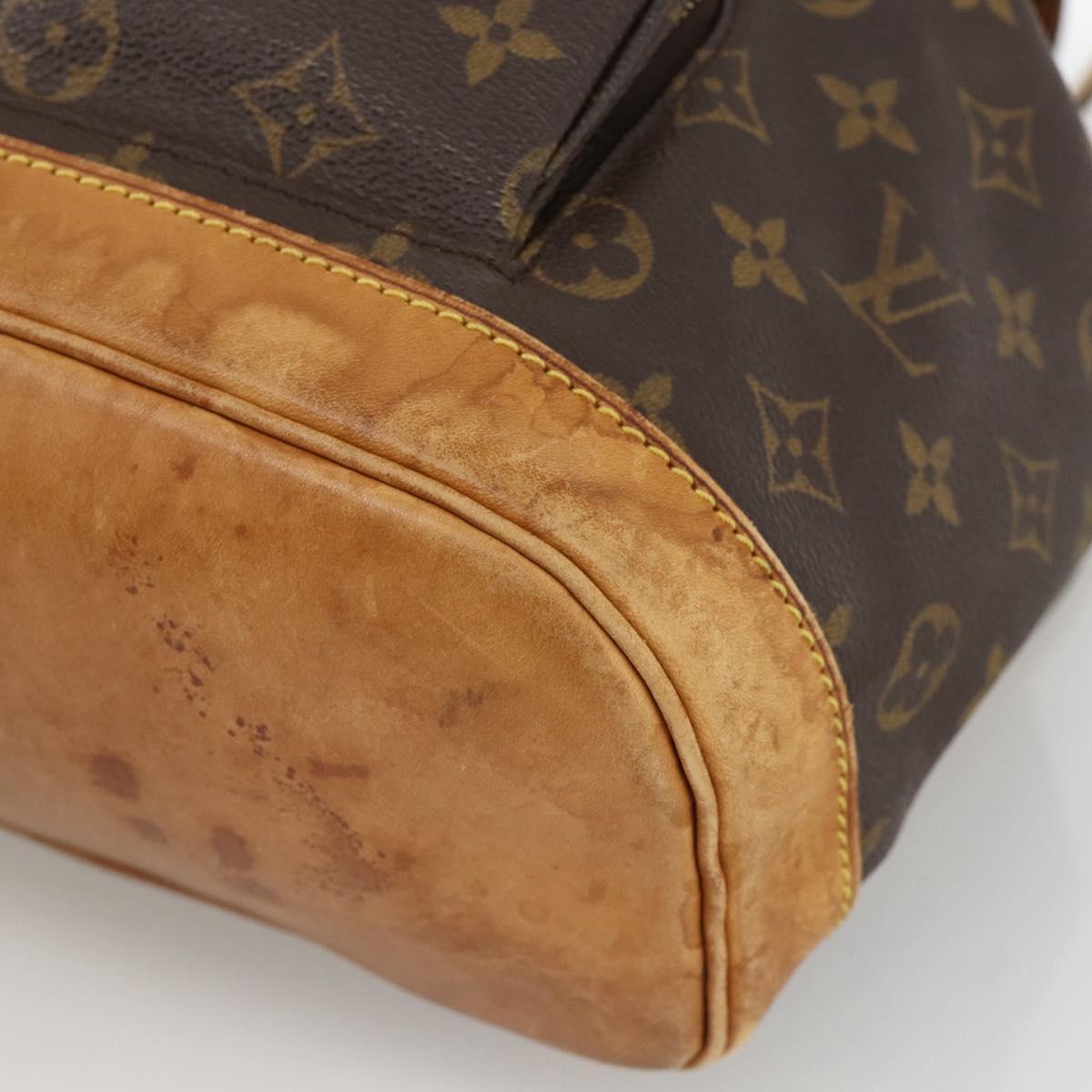 LOUIS VUITTON Monogram Montsouris MM Backpack M51136 LV Auth ka3465