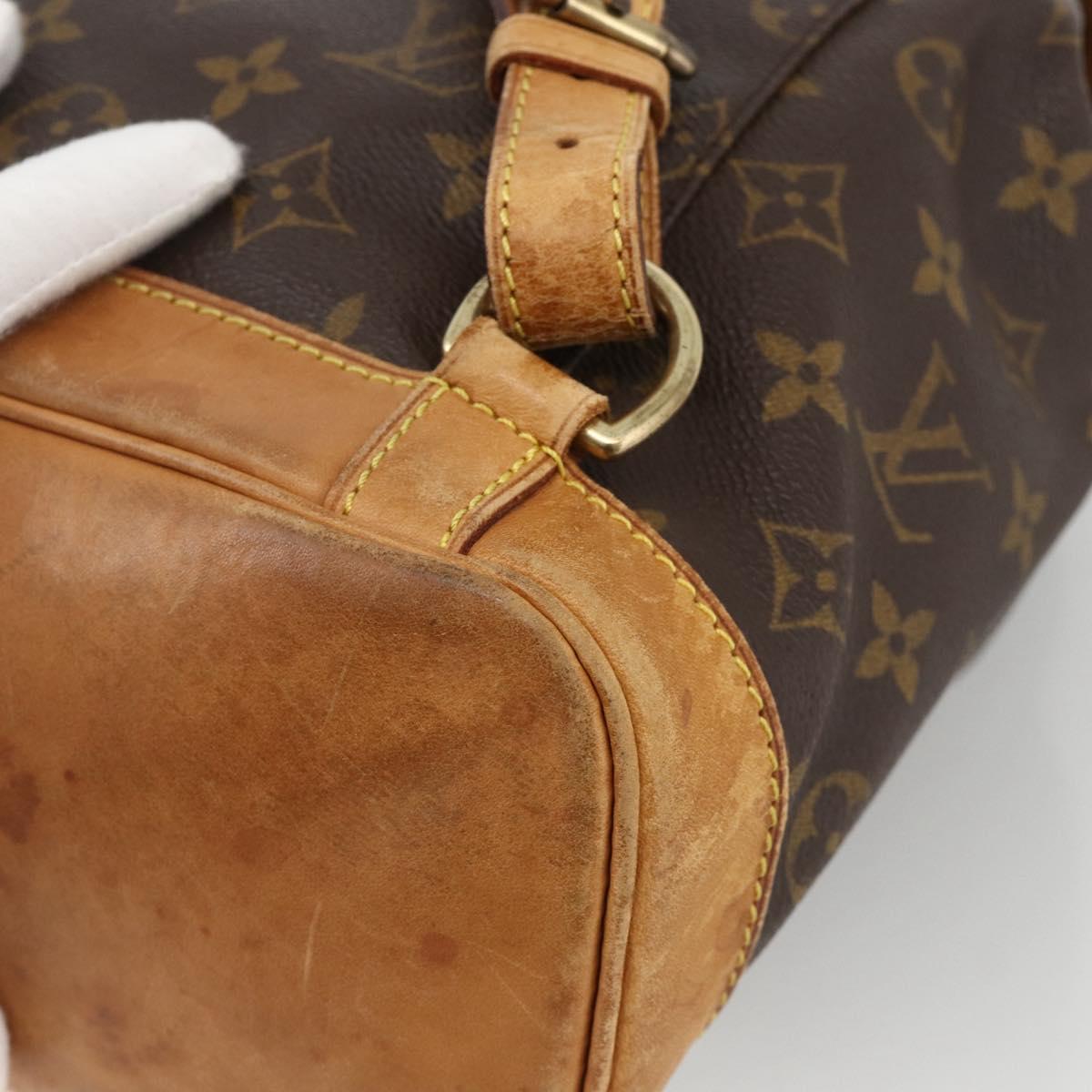LOUIS VUITTON Monogram Montsouris MM Backpack M51136 LV Auth ka3465