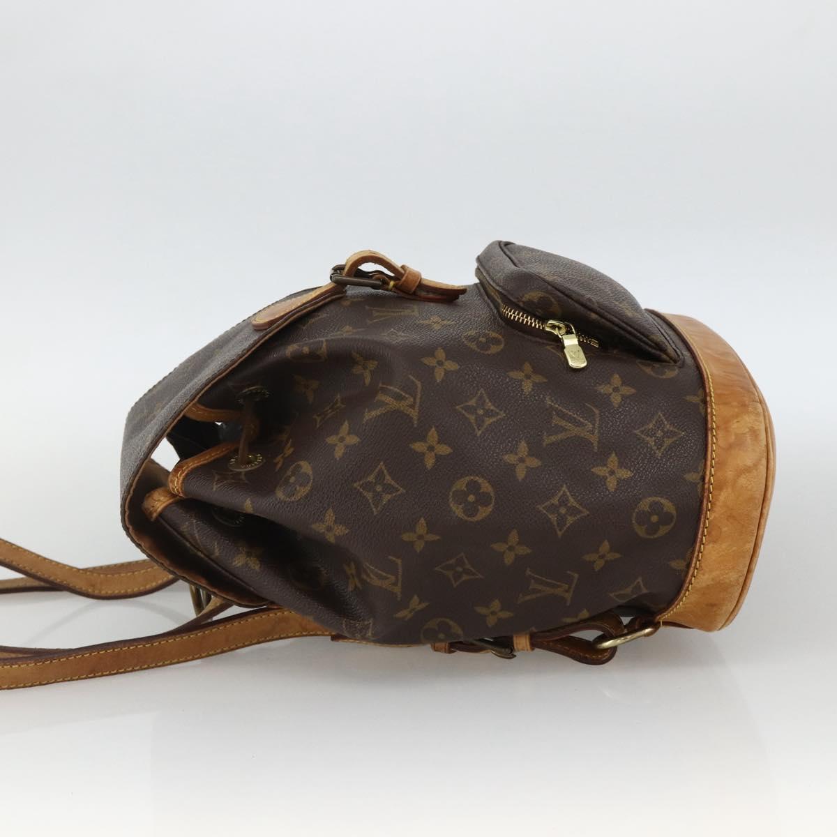 LOUIS VUITTON Monogram Montsouris MM Backpack M51136 LV Auth ka3465