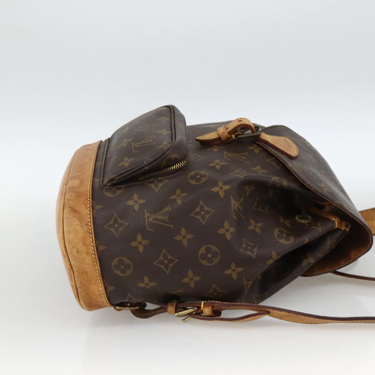 LOUIS VUITTON Monogram Montsouris MM Backpack M51136 LV Auth ka3465