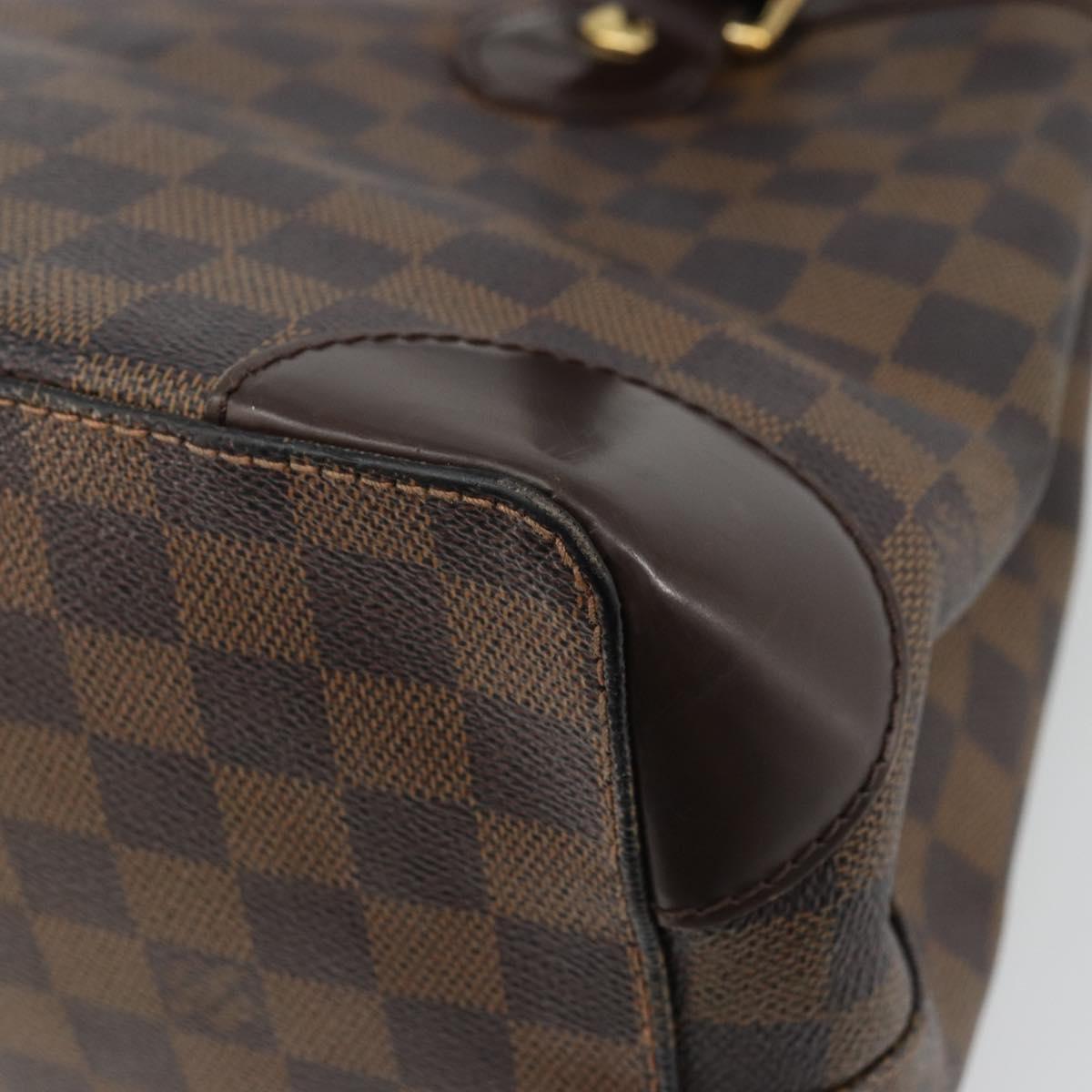 LOUIS VUITTON Damier Ebene Hampstead PM Tote Bag N51205 LV Auth ka3471