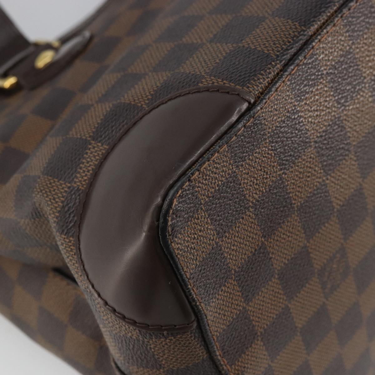 LOUIS VUITTON Damier Ebene Hampstead PM Tote Bag N51205 LV Auth ka3471
