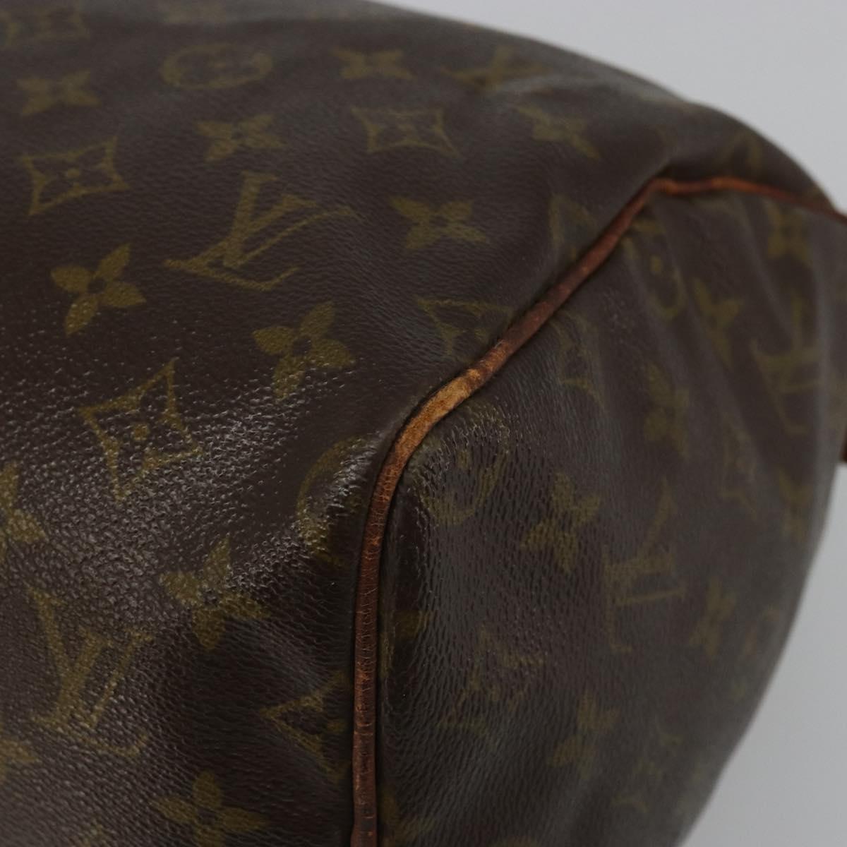 LOUIS VUITTON Monogram Speedy 30 Hand Bag M41526 LV Auth ka3478