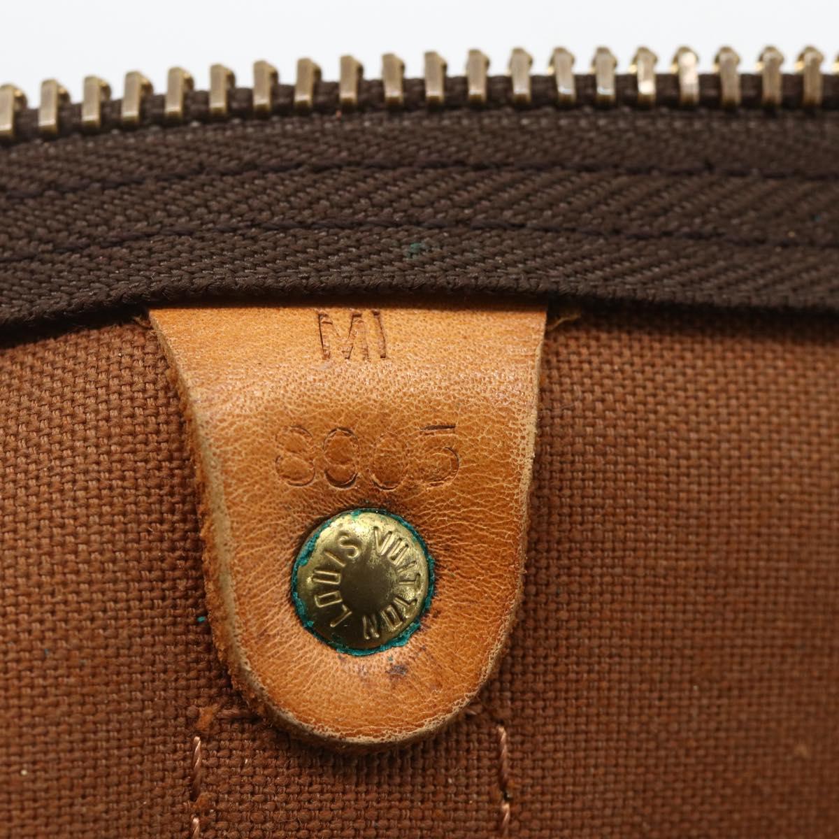 LOUIS VUITTON Monogram Keepall 60 Boston Bag M41422 LV Auth ka3479