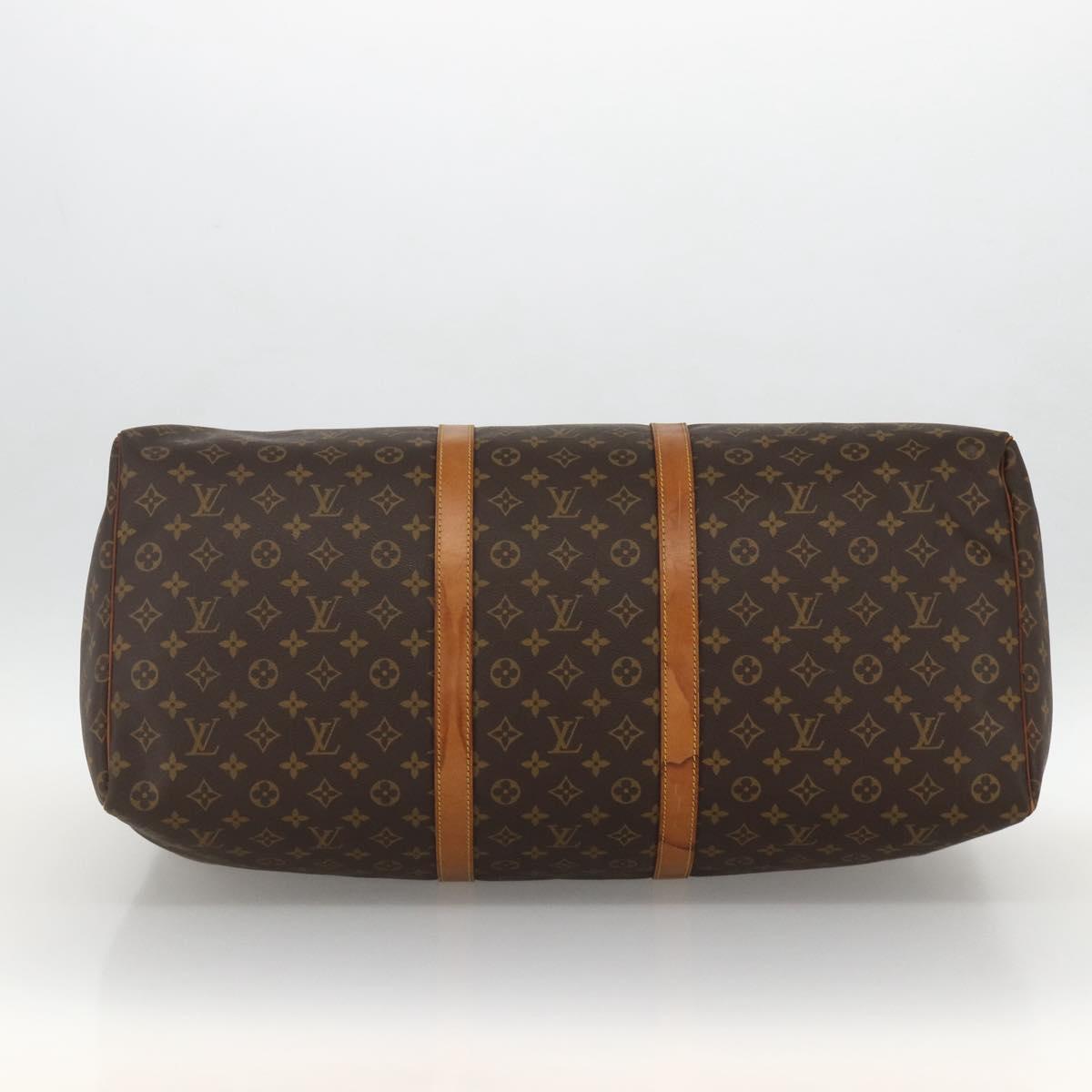LOUIS VUITTON Monogram Keepall 60 Boston Bag M41422 LV Auth ka3479
