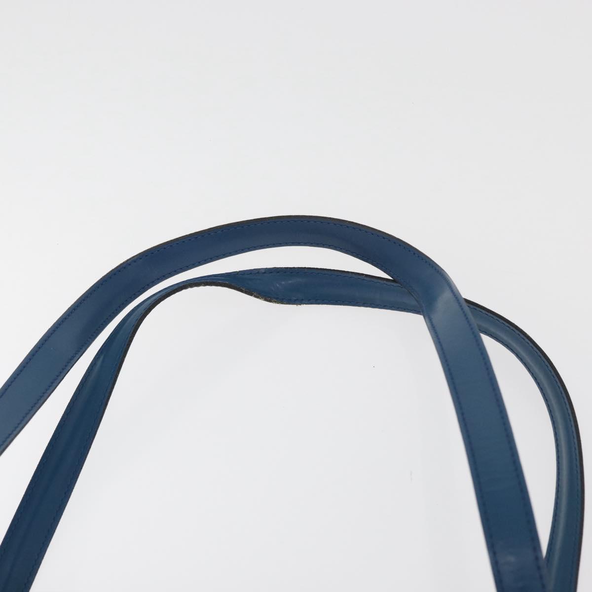 LOUIS VUITTON Epi Saint Jacques Shopping Shoulder Bag Blue M52275 LV Auth ka3488