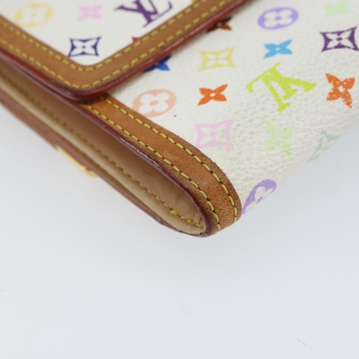 LOUIS VUITTON Multicolor Porte Monnaie Billets Cartes Credit M92983 Auth ka3494