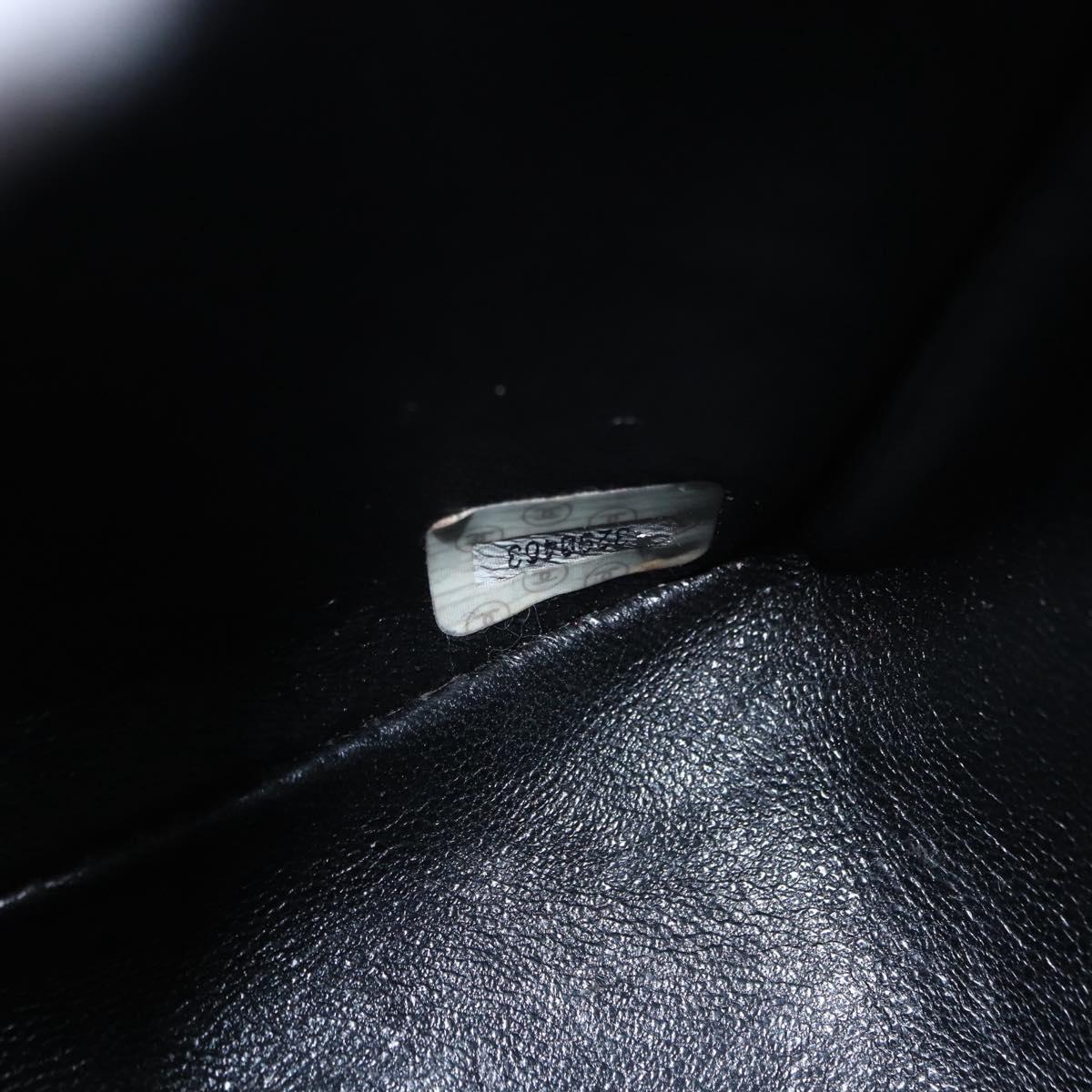 CHANEL Matelasse 30 Chain Shoulder Bag Caviar Skin Black Gold CC Auth ka350A