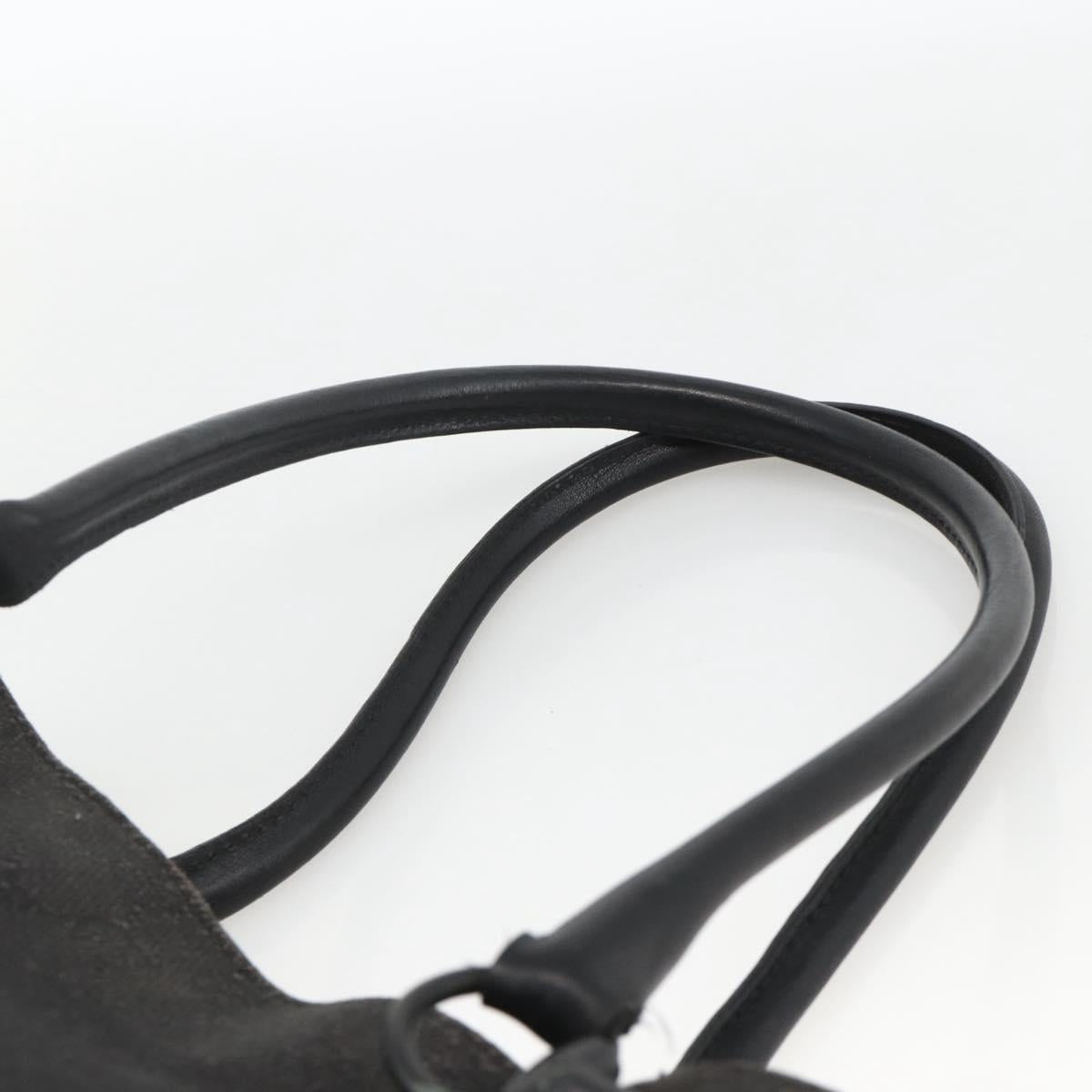 GUCCI GG Canvas Shoulder Bag Black 101971 Auth ka3517