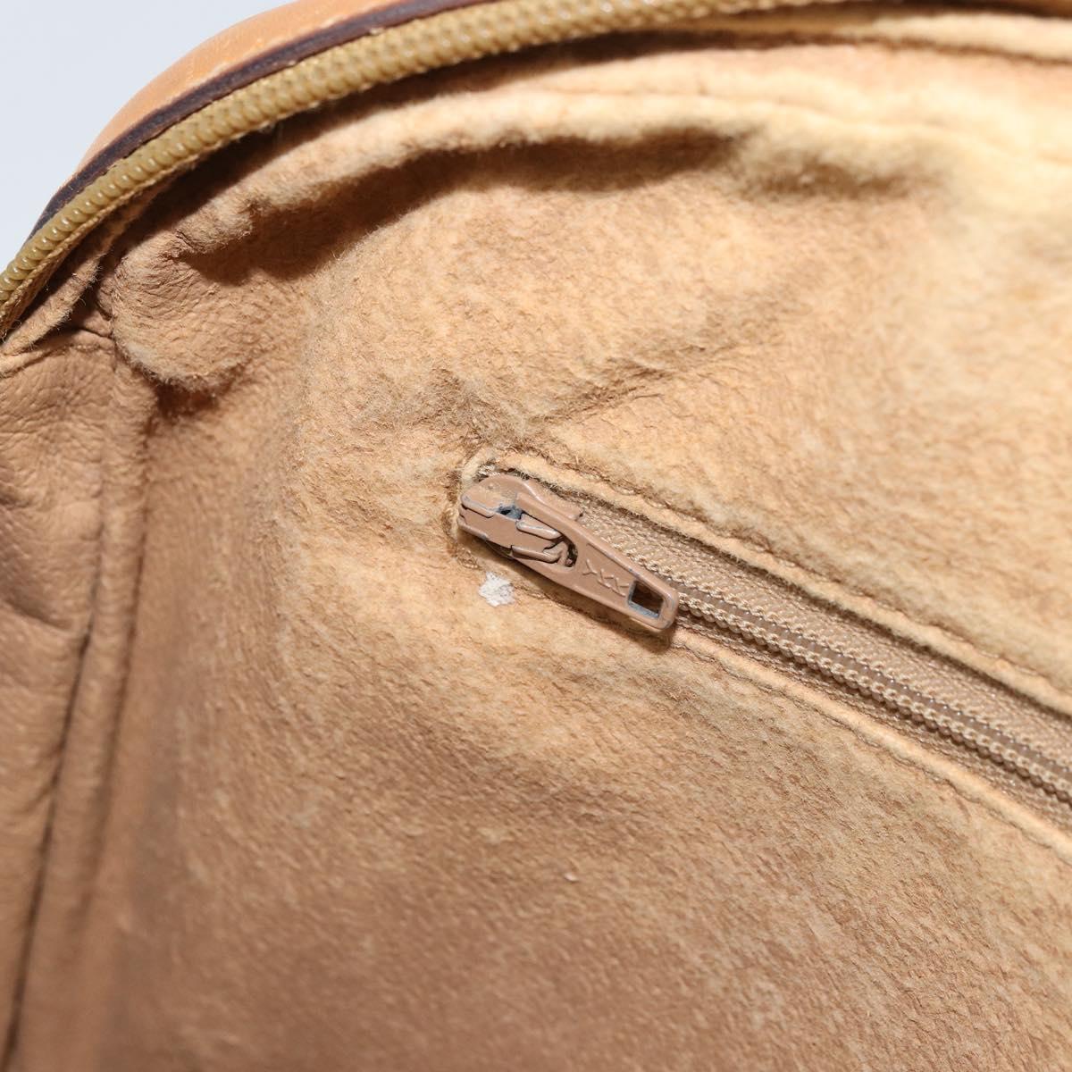 GUCCI Micro GG Supreme Shoulder Bag PVC Beige Gold 001 104 0558 Auth ka3520