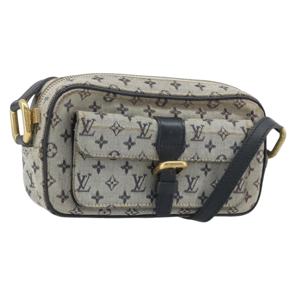 LOUIS VUITTON Monogram Mini Juliet MM Shoulder Bag Blue M92004 LV Auth ka3531