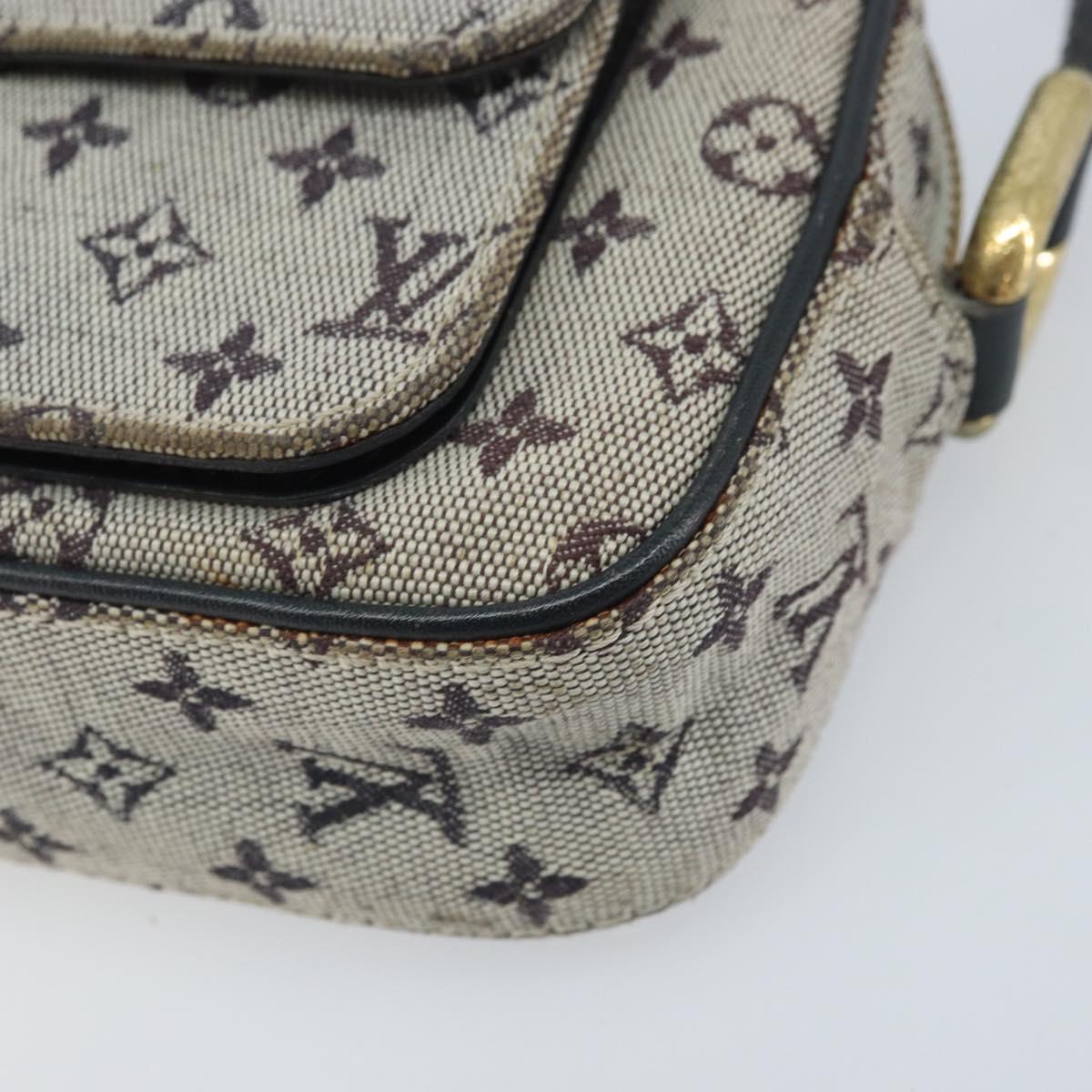 LOUIS VUITTON Monogram Mini Juliet MM Shoulder Bag Blue M92004 LV Auth ka3531