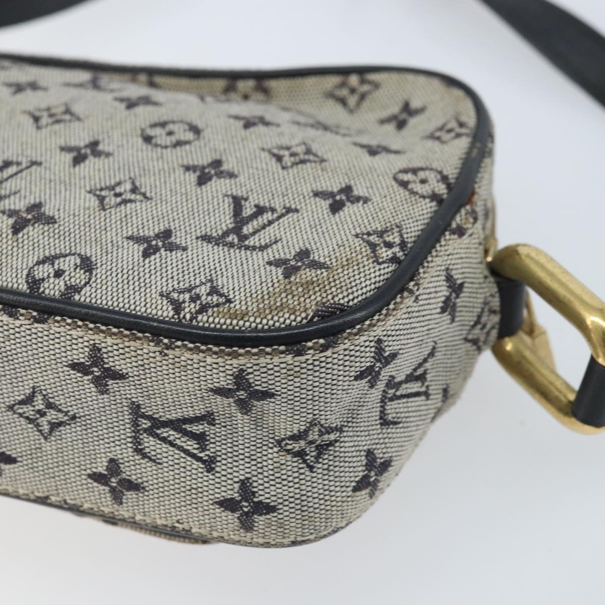 LOUIS VUITTON Monogram Mini Juliet MM Shoulder Bag Blue M92004 LV Auth ka3531