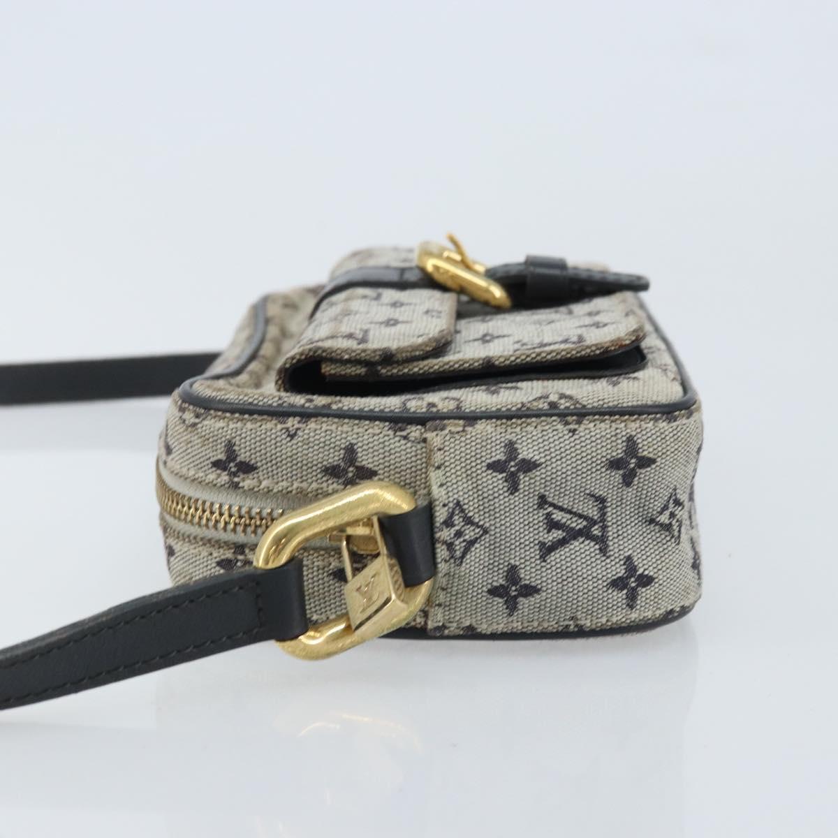 LOUIS VUITTON Monogram Mini Juliet MM Shoulder Bag Blue M92004 LV Auth ka3531