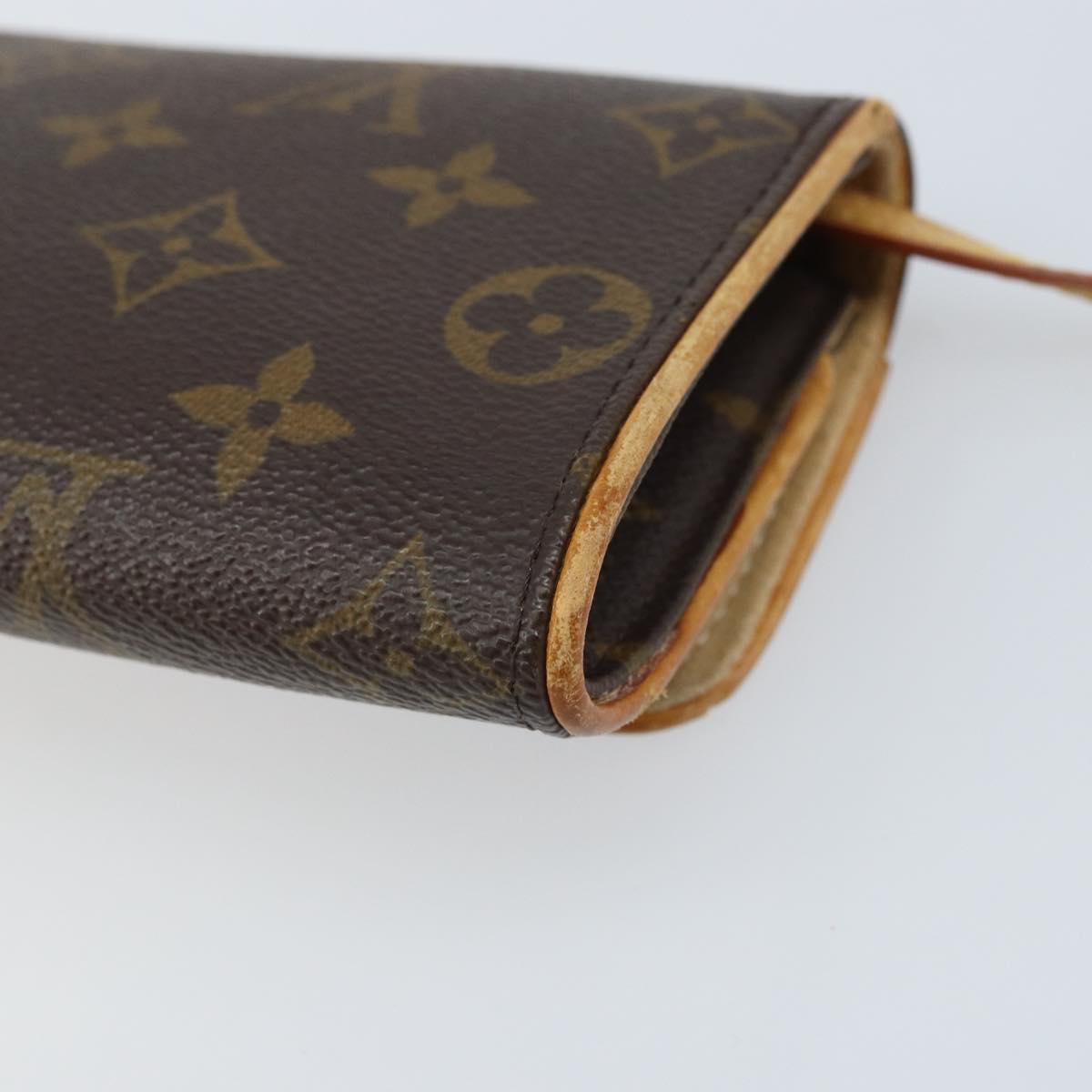 LOUIS VUITTON Monogram Pochette Twin PM Shoulder Bag M51854 LV Auth ka3535