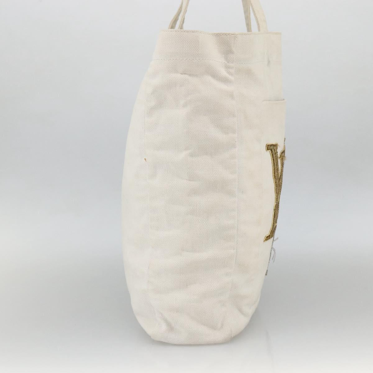LOUIS VUITTON That's Love Tote MM Tote Bag Beige M95388 LV Auth ka3536