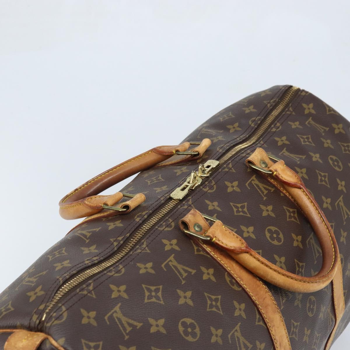 LOUIS VUITTON Monogram Keepall 50 Boston Bag M41426 LV Auth ka3540