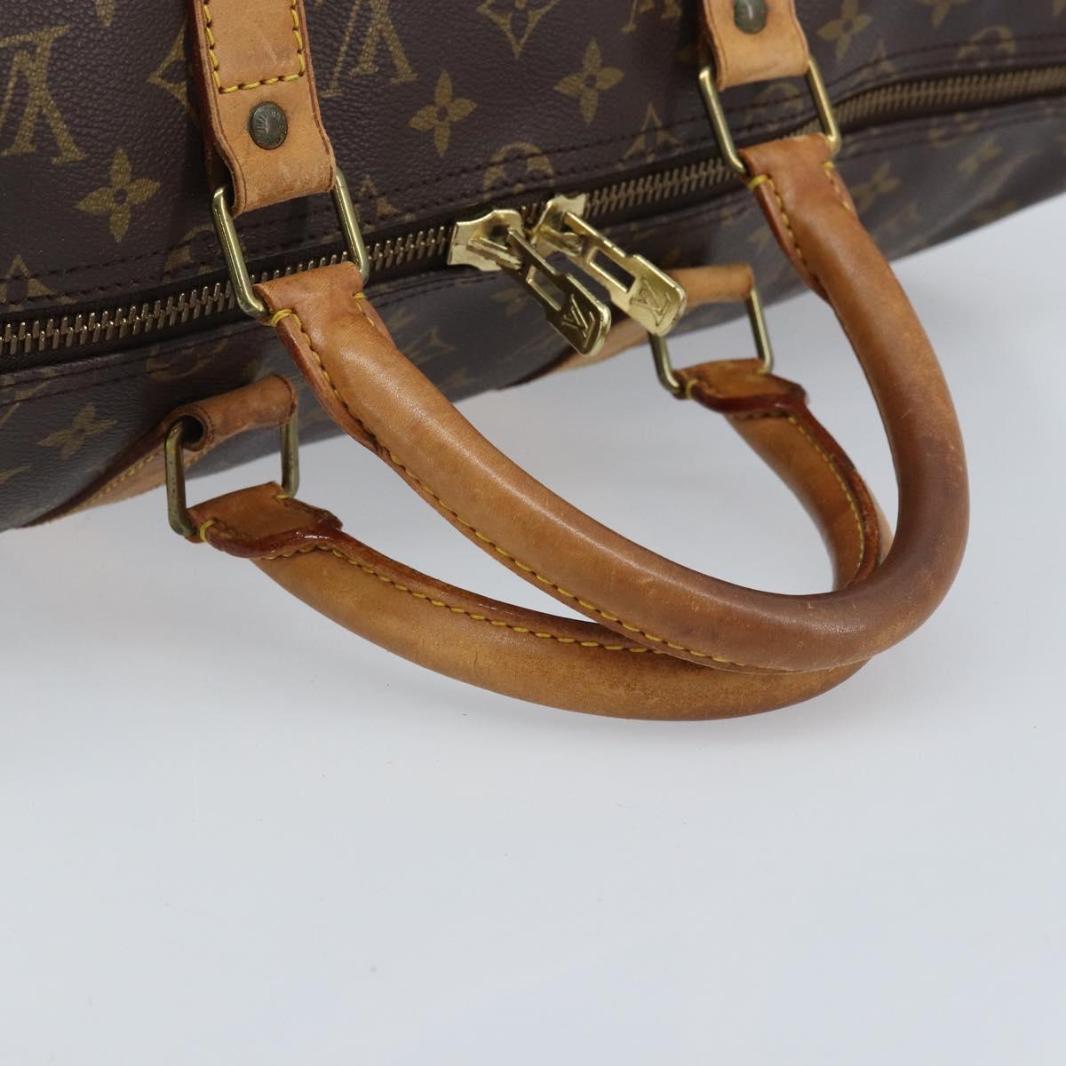 LOUIS VUITTON Monogram Keepall 50 Boston Bag M41426 LV Auth ka3540