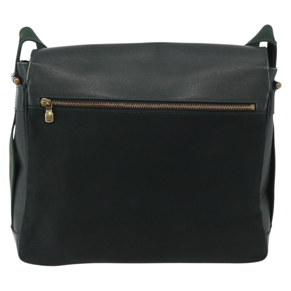 LOUIS VUITTON Taiga Victor Shoulder Bag Epicea M30144 LV Auth ka3543