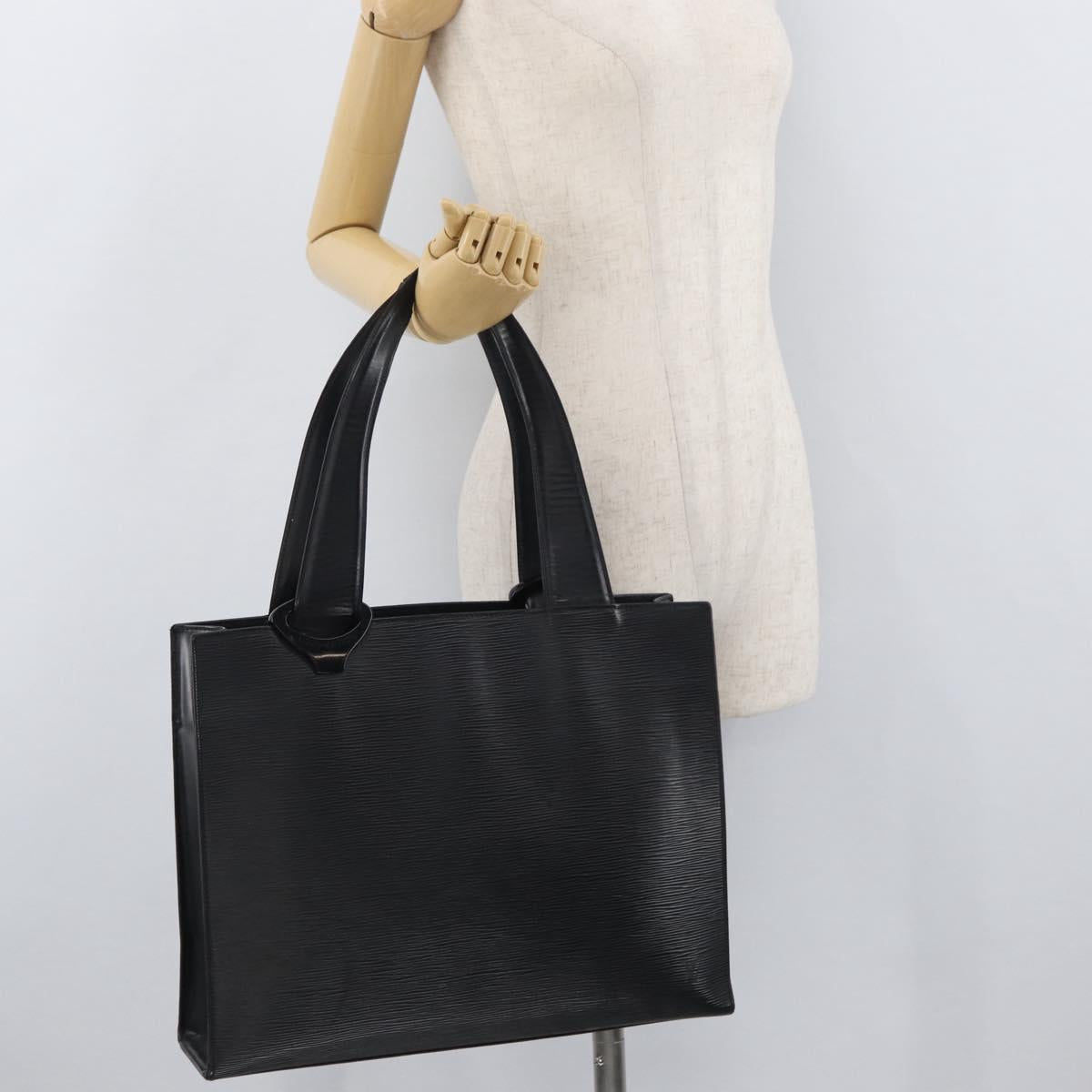 LOUIS VUITTON Epi Gemo Tote Bag Black M52452 LV Auth ka3544