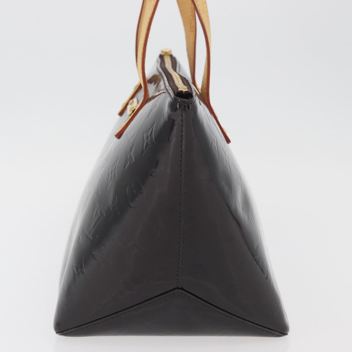 LOUIS VUITTON Monogram Vernis Bellevue GM Tote Bag Amarante M93589 Auth ka3556A