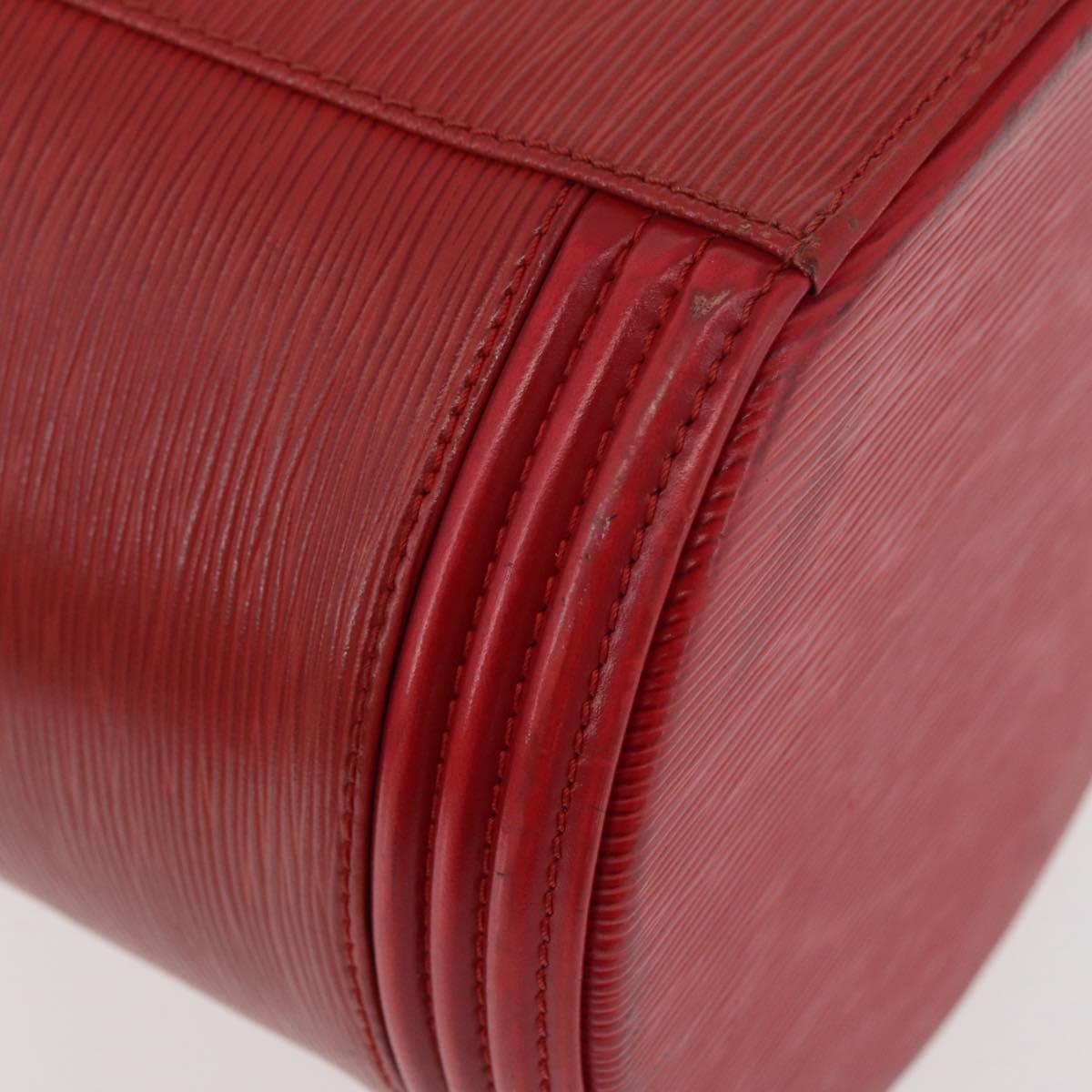 LOUIS VUITTON Epi Cannes Hand Bag Red M48037 LV Auth ka3557