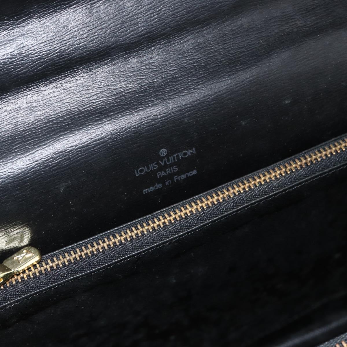 LOUIS VUITTON Epi Concorde Hand Bag Black M52132 LV Auth ka3570