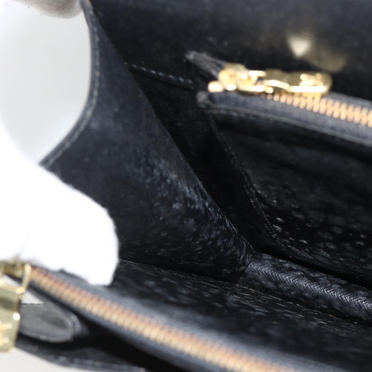 LOUIS VUITTON Epi Concorde Hand Bag Black M52132 LV Auth ka3570