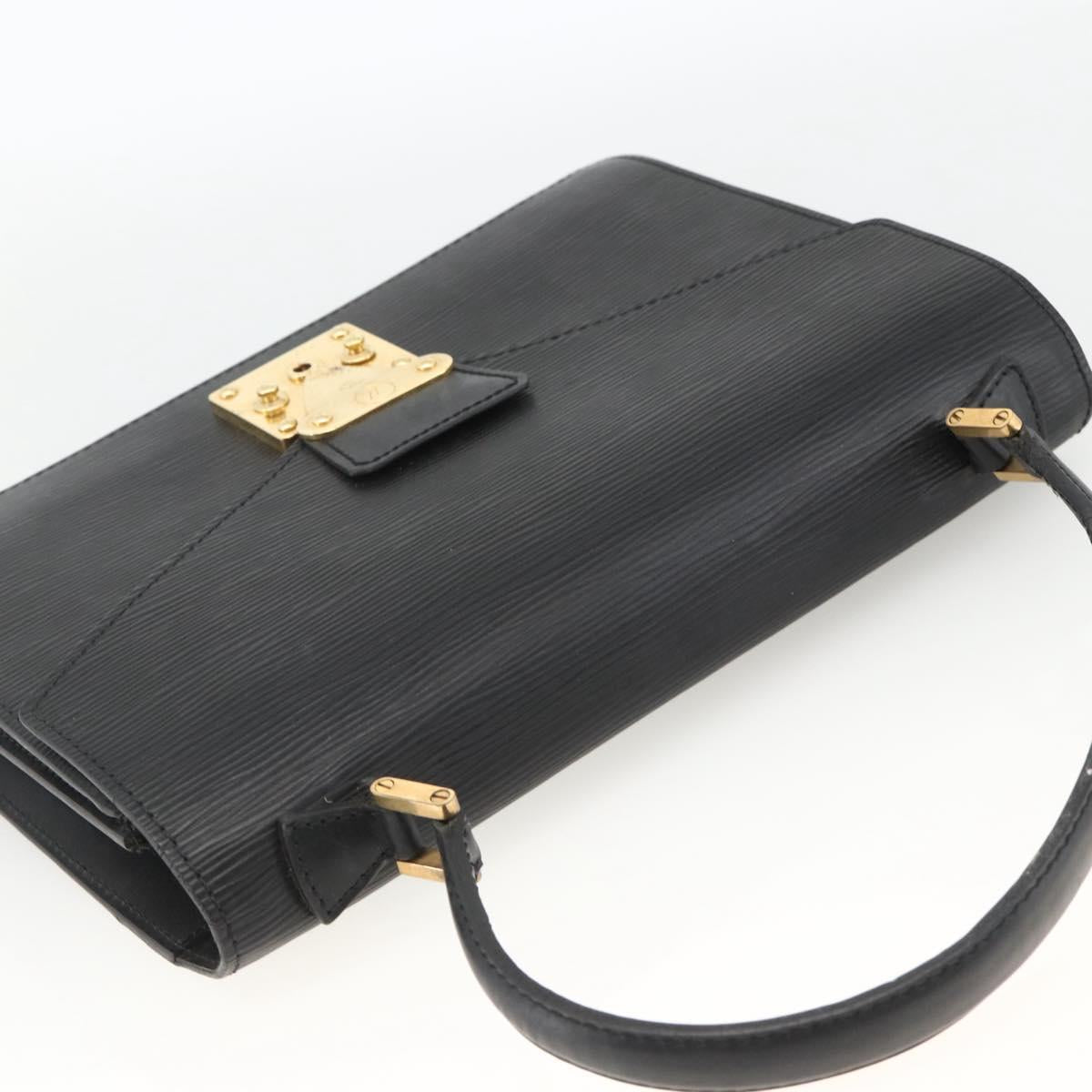 LOUIS VUITTON Epi Concorde Hand Bag Black M52132 LV Auth ka3570