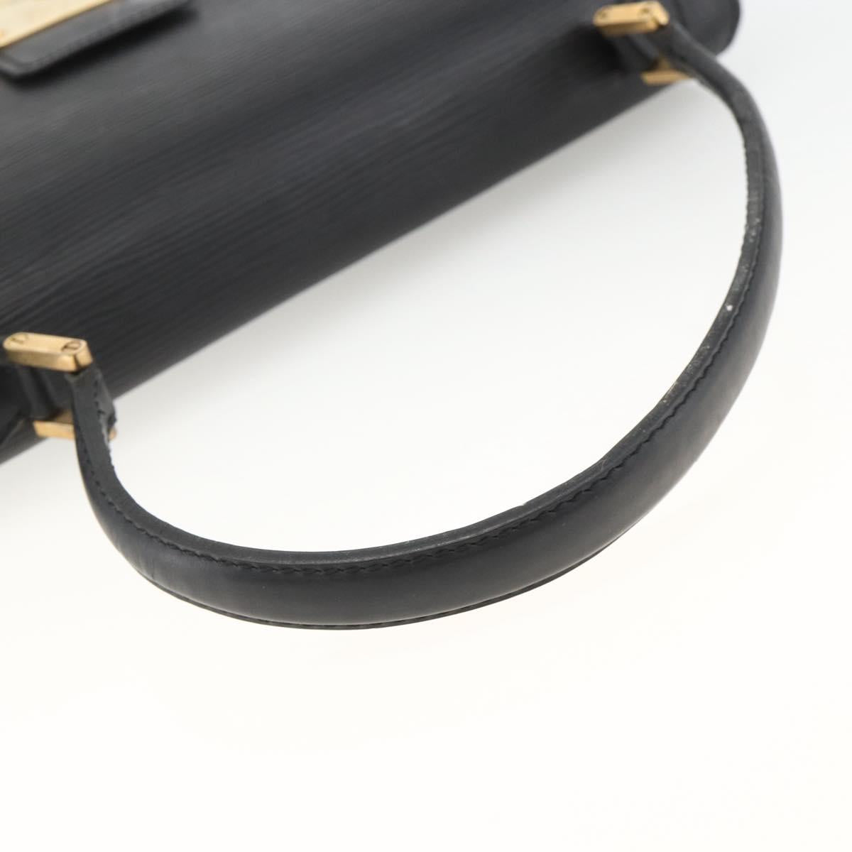 LOUIS VUITTON Epi Concorde Hand Bag Black M52132 LV Auth ka3570