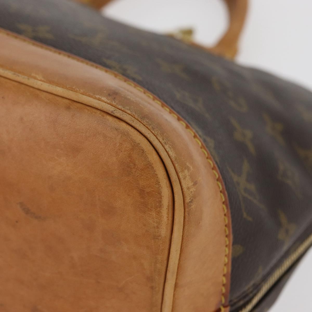 LOUIS VUITTON Monogram Alma Hand Bag M51130 LV Auth ka3577